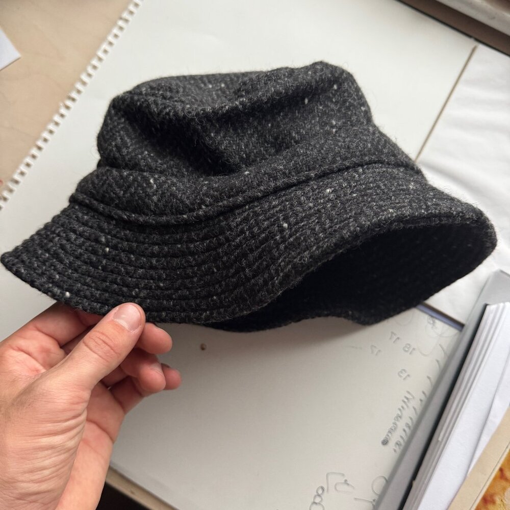 HATS OF IRELAND WOOL BUCKET HAT (SIZE L 7 3/8)